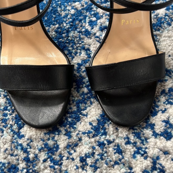 CHRISTIAN LOUBOUTIN Choca Criss Sandal 37 / 7 - Picture 5 of 9